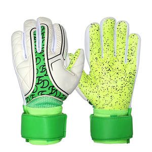 ถุงมือผู้รักษาประตูคุณภาพสูงระดับมืออาชีพ สวมใส่สบาย สำหรับผู้ชายและเด็ก ถุงมือโกลฟุตบอล ทำจากหนังและ PU - Product Image 2
