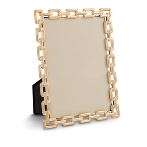 Gold Bamboo Metal <b>Photo</b> <b>Frame</b> Elegant Tropical Style Brass Picture <b>Frame</b> Creative Bamboo Joint Tabletop Decor - Product Image 2