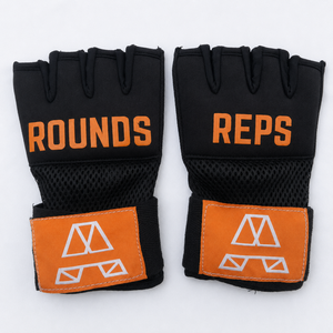 Enveloppes en néoprène unisexes personnalisées EVER |   Protections de mains en gel noir respirant pour l'entraînement de boxe, bandages en gel universels - Product Image 4
