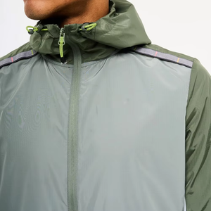 Men Windbreaker <b>Jacket</b> And Shorts Set 2 Piece <b>Lightweight</b> Nylon Polyester Hooded Summer Tracksuit Casual <b>Running</b> Outfit - Product Image 4