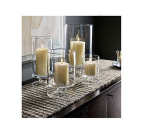 Lampes en verre modernes, lanternes à bougies transparentes faites à la main, écologiques, décoration de la maison, décoration de table idéale pour Noël, taille économique - Product Image 5