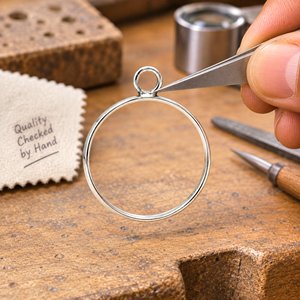 <b>Silver</b> Round Bezel Pendant Blank <b>Charm</b> Jewelry Finding for <b>Bracelet</b> Necklace Making Custom Jewelry Accessories - Product Image 5