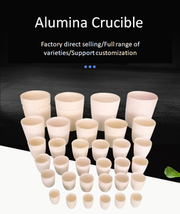 Crisol de cerámica de alúmina 99% en forma de arco resistente a altas temperaturas para contenedor de fusión de laboratorio médico metalúrgico - Product Image 5