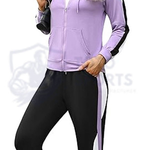 ชุดวอร์มวิ่งผู้หญิง ดีไซน์ใหม่สุดฮิต น้ำหนักเบา ระบายอากาศได้ดี สวมใส่สบาย พร้อมซิป  รับออกแบบโลโก้ตามสั่ง ลดราคาพิเศษ - Product Image 6