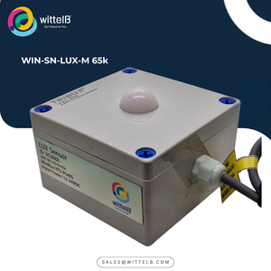 WIN-SN-LUX-M | Capteur Lux (0-65,000 Lux) avec Modbus RTU RS485 + Relais - Product Image 1