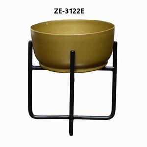 Premium Handmade Iron Flower Vase Modern Luxury Decorative Centerpiece for Home <b>Office</b> Hotel Lobby Restaurant Reception <b>Desk</b> - Product Image 3