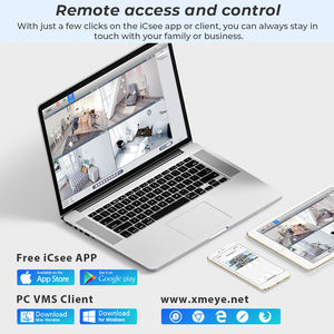 Mercado chino al aire libre en tiempo Real 3 imágenes en una pantalla Video red inalámbrica CCTV Cámara WiFi cámara de seguridad para tienda - Product Image 3