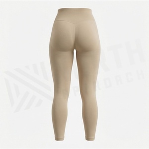 Leggings de yoga pour femmes respirants à taille haute, sans couture, confortables, avec couleur personnalisée, en polyester, nouvelle arrivée, très bien notés - Product Image 2