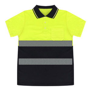 Workwear High Visibility Workers Polo <b>Shirt</b> Safety Reflective Safety & Construction Short Sleeve Security Polo T <b>Shirt</b> - Product Image 3