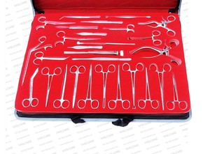Kit de Instrumentos Quirúrgicos Veterinarios, 28 Piezas, Juego de Herramientas de Cirugía General de Acero Inoxidable para Clínica de Perros y Gatos con Estuche Vaslcare - Product Image 2