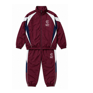 Men Sublimated Athletic Tracksuit Heavyweight Windproof Solid Windbreaker Full <b>Zip</b> <b>Hooded</b> Jacket Jogging Pants Outdoor - Product Image 5