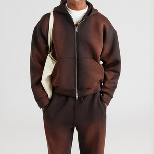 Chándal con Capucha y Cordón Ajustable para Hombre, Talla Grande, Transpirable, Elástico en Cuatro Direcciones, Ecológico, Ligero, Ropa Deportiva para Gimnasio - Product Image 3