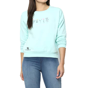 Sudadera Oversize Rosa para Mujer, Cuello Redondo, Hombros Caídos, Manga Larga, Color Sólido, Tejido de Algodón, Otoño Invierno, Logotipo Personalizado en la Parte Delantera - Product Image 1