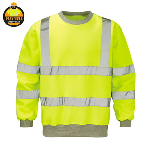 Sweat-shirt en polaire réfléchissant personnalisable pour homme – Meilleur prix – Vente chaude – Idéal pour le travail - Product Image 4