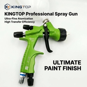 Pistolet de pulvérisation HVLP à alimentation par gravité à haute atomisation, buse de 1,3 mm, gobelet de 600 ml pour peinture automobile - Product Image 4