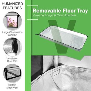 48 X 24 X 60 Inch Garden Greenhouse Tent with Observation Window for Planting & Garden Rooms - Product Image 5