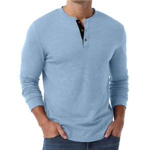 เสื้อเชิ้ตแขนยาวสีพื้นสไตล์ล่าสุดมาใหม่ ผ้าฝ้าย ขายส่งเสื้อเชิ้ตแขนยาวสำหรับผู้ชาย - Product Image 4