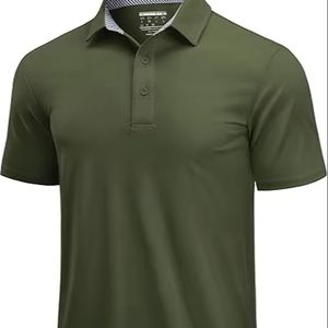 Chemises Polo Homme de Haute Qualité, Design Personnalisé, Manches Courtes, Printemps-Été, 100% Coton, Chemises Homme à Manches Courtes - Product Image 1