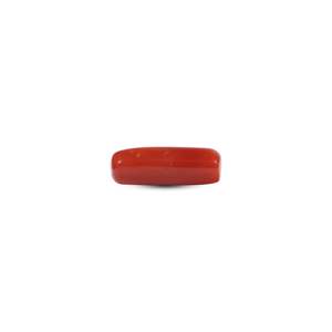 Natural Red Coral Loose Gemstone 6.75 Carat 10x12mm Oval Cut for Fine Jewelry - Product Image 2