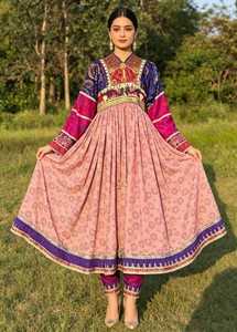 Vestido Maxi Afgano Tradicional – Vestido Afgano de Lujo con Bordado Intenso – Diseño Bordado Vintage de Primera Calidad - Product Image 2