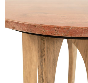 <b>Round</b> Wooden <b>Side</b> <b>Table</b> Solid Wood Accent Coffee <b>Table</b> Modern End <b>Table</b> for Living Room Bedroom Hotel - Product Image 4