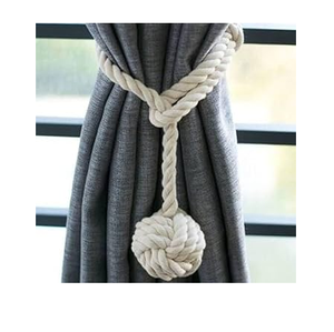 Rope Curtain Ticback Wholesale Supplier Handmade Cheap price Rope Curtain Tie Back Best Quality - Product Image 1