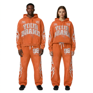 Hoodies personnalisés 100% coton ou molleton mélangé, coupe ajustée, effet délavé soleil, look vintage - Product Image 1