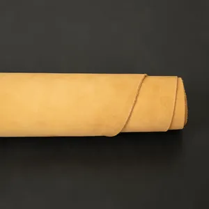 Cuir Nubuck de Vachette Marron Tan Premium pour Chaussures de Luxe, Sacs à Main de Créateurs, Portefeuilles, Sacs à Dos de Voyage et Accessoires Artisanaux - Product Image 2