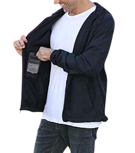 Veste coupe-vent personnalisée au design nouveau, respirante, vêtements de sport pour hommes, veste coupe-vent décontractée à capuche pour l'extérieur - Product Image 3