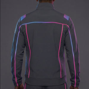 Ensemble de survêtement unisexe à capuche avec veste zippée et pantalon de jogging pour l'entraînement et la course OEM Maluza EliteWear Solid - Product Image 2