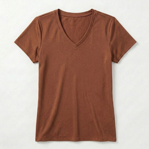 Fabricante de Camisetas Deportivas para Mujer, Cuello en V, Transpirables, de Secado Rápido, Lisas, para Correr, Personalizadas OEM - Product Image 1