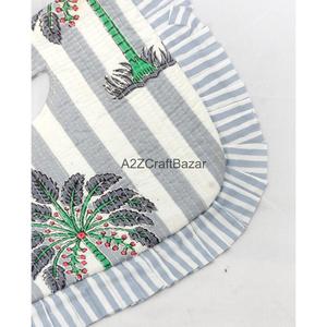 Sac à bandoulière matelassé en coton 100 % indien pour femme, style bohème, fait main, motif d'exposition - Product Image 6