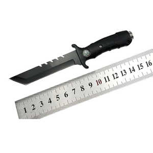 มีดพับสแตนเลสคมกริบ สีดำล้วน สำหรับพกพา EDC ใช้ในกิจกรรมกลางแจ้ง ตั้งแคมป์ และป้องกันตัว - Product Image 3