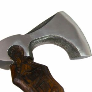 Hache Tomahawk Premium Jahangir Enterprise, hache viking industrielle en acier à haute teneur en carbone, manche en bois de rose, haute qualité, camping, bricolage - Product Image 2