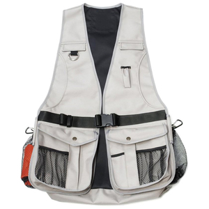 Chaleco de Caza Multibolsillos OEM Unisex para Tiro al Pichón y Caza de Trampas, con Cinturón Ajustable y Bolsillos con Cremallera, Logotipo Personalizado, Venta al por Mayor - Product Image 1