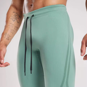 Vente Flash : Leggings de Compression pour Hommes en Coton et Fibre de Bambou, Taille Élastique, Imprimés, Respirants, Séchage Rapide, Logo Personnalisé, Prix Bas - Product Image 6
