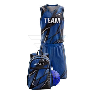 Uniforme de Baloncesto Transpirable de Secado Rápido, Nuevo Estilo, Económico, de Alta Calidad, Manga Corta, Precio al por Mayor, con Accesorios y Bolsa - Product Image 3