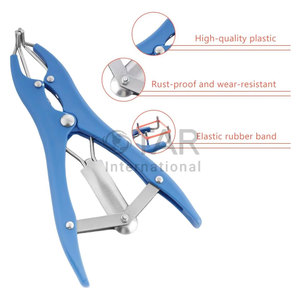 Alicate Elastrator para Castración de Ganado sin Sangre con Expansor de Globo y Dispositivo de Corte de Cola para Corderos - Product Image 3