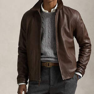 Veste en cuir légère pour homme, style streetwear, imperméable, écologique, respirante, tendance, confortable, durable et élégante pour un usage quotidien - Product Image 6