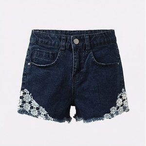 Shorts Vaqueros Clásicos para Mujer, Cintura Alta, Estilo Desgarrado, Frescos para el Verano, Ropa Urbana, Color Personalizado, Atuendos Únicos - Product Image 1