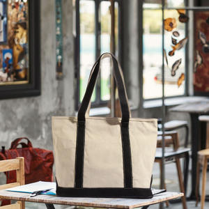 Sac fourre-tout en toile imprimé personnalisé avec logo et lettres, robuste, réutilisable, extra large, pour la plage, l'usage quotidien, les voyages, les courses - Product Image 2