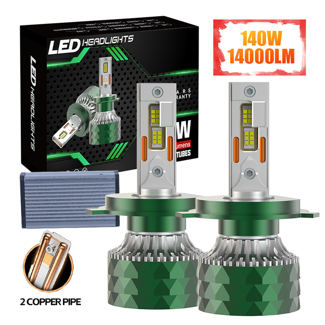 Customizable Redsea M10 Pro Car Led Headlamp 140W 14000LM 6500k LED Headlight H1 H4 H7 H11 9004 9005 9006  Led Headlight Bulb