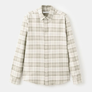 Camisa de franela para hombre con diseño clásico a cuadros, MOQ bajo, nueva, con botones, manga larga, tela suave, para camping y senderismo. - Product Image 1