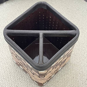 Porte-stylos et porte-crayons en cuir de vache, organiseur de bureau, support décoratif pour pinceaux et ciseaux, pour bureau, maison et école - Product Image 6