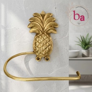 Portarrollos de Papel Higiénico con Forma de Piña, de Metal, para Montar en la Pared, Accesorio Novedoso para Baño - Product Image 4