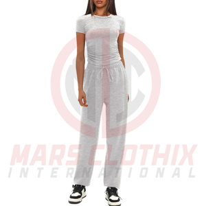 Top Selling Product Best Price Women Summer <b>Tracksuit</b> For Casual Wear Custom Logo Slim Fit Training Wear Women <b>Tracksuit</b> Set - Product Image 4