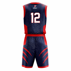 Ensemble d'uniformes de basketball personnalisés par sublimation, respirant, séchage rapide, maillot et short en mesh pour hommes, enfants, club, vêtements de sport - Product Image 2