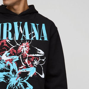 Sweat à capuche imprimé pour homme en molleton/coton de qualité supérieure, style streetwear hiver, avec logo personnalisé, impression couleur et poche, faible MOQ - Product Image 5