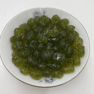 Perlas de Konjac con Sabor 3Q, Listas para Comer, Boba de Gelatina de Konjac, Sabor Original Oolong, Caramelo y Melocotón - Product Image 1