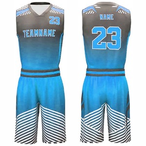 Uniforme de Baloncesto con Camiseta Sublimada y Pantalones Cortos Deportivos Cómodos de Alto Rendimiento - Product Image 1
